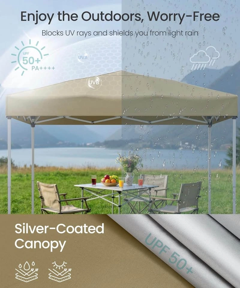 New 10x10 ft Pop-Up Gazebo Portable Outdoor Shade Tent - photo 4