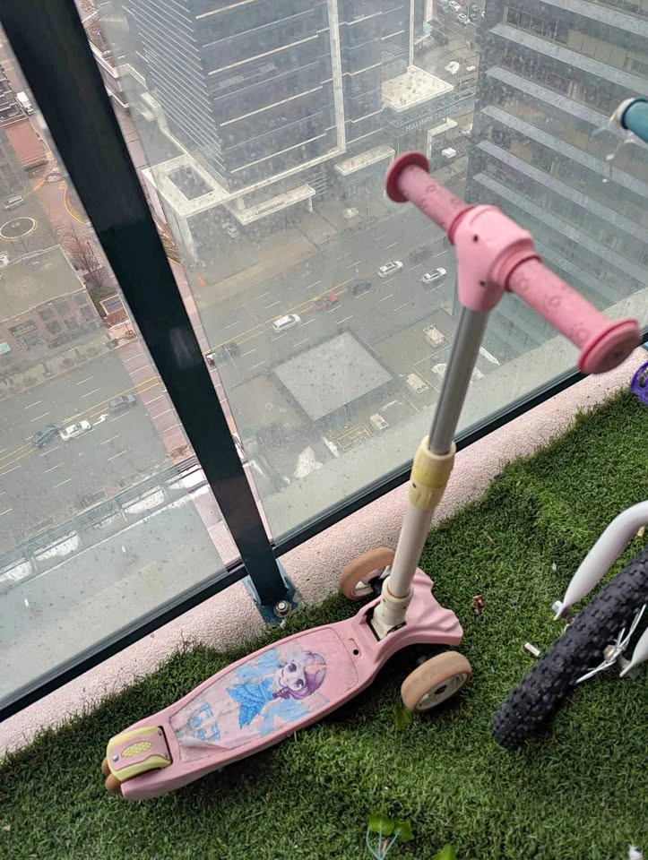 Pink scooters