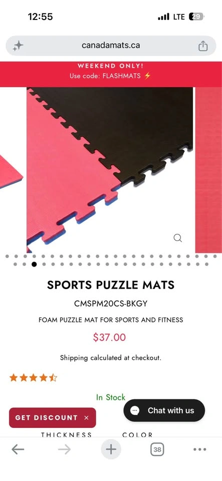 Puzzle mats for gym - photo 3
