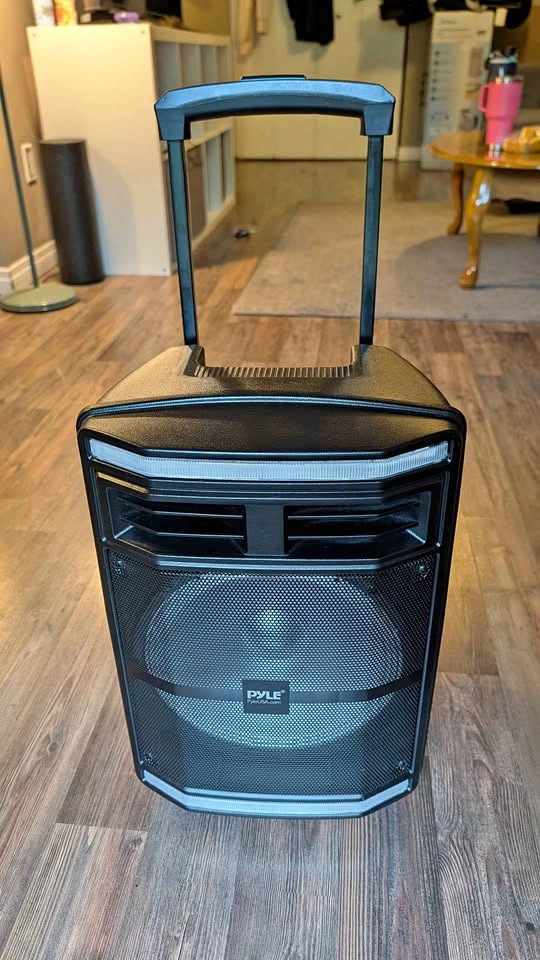 Bluetooth Party Speaker with Lights & Wheels
