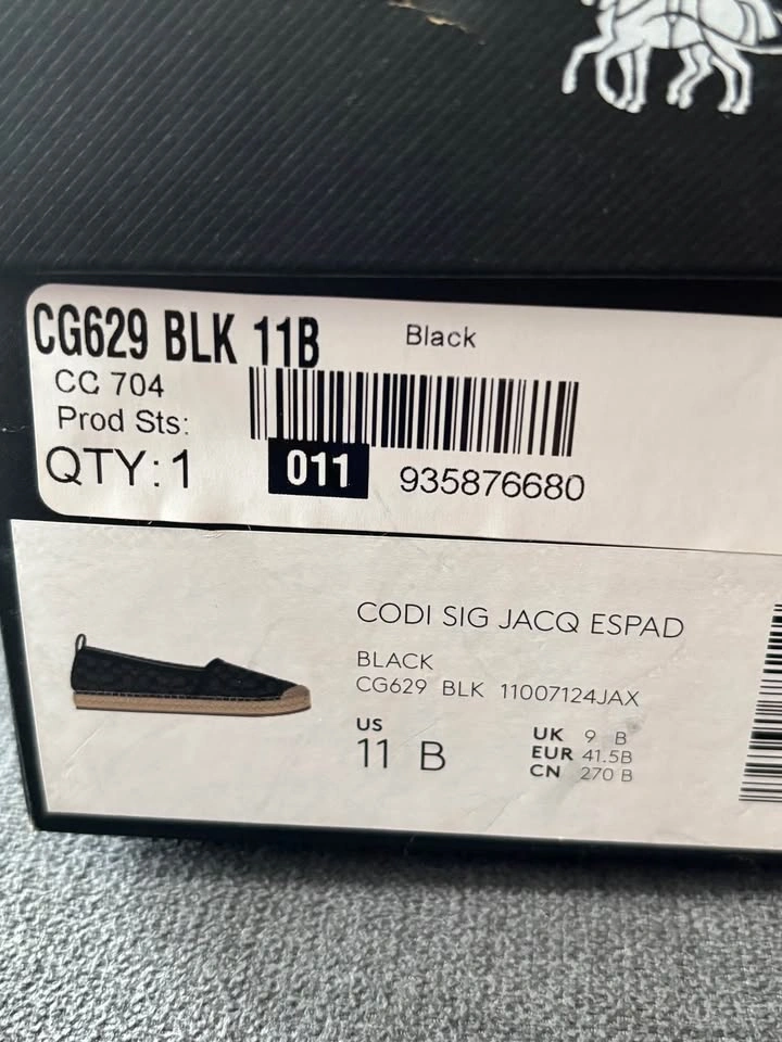 Coach Codi Espadrille Shoes Size 11 - photo 5