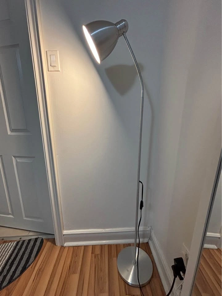 Lamp - Silver Floor Lamp with Flexible Neck - photo 2