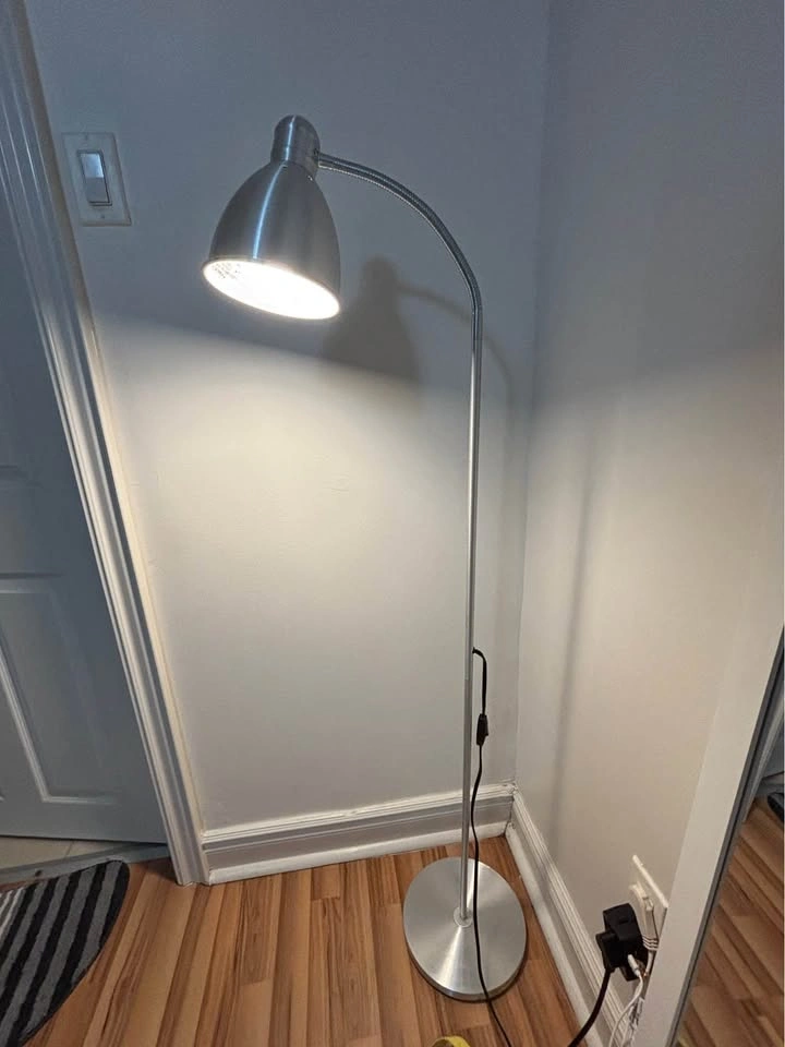 Lamp - Silver Floor Lamp with Flexible Neck - photo 3