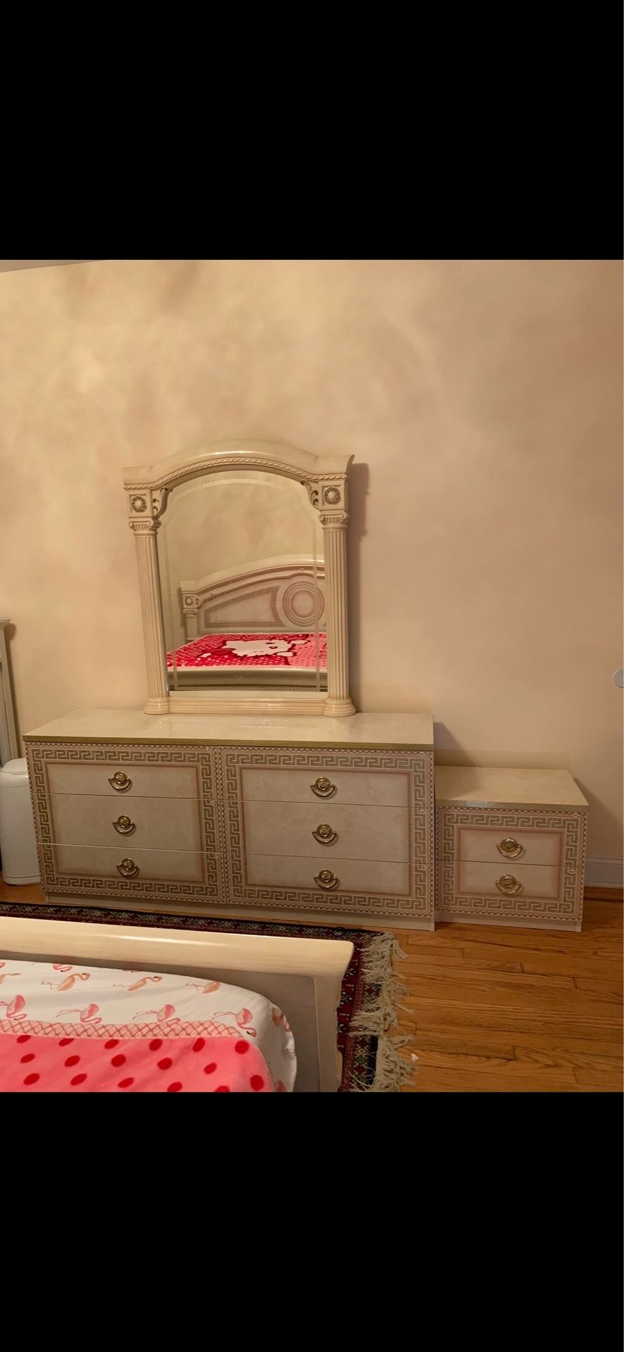 Dresser with nightstand