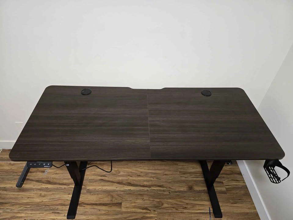 MotionGrey Electric Standing Desk and Mesh Office Chair - photo 4