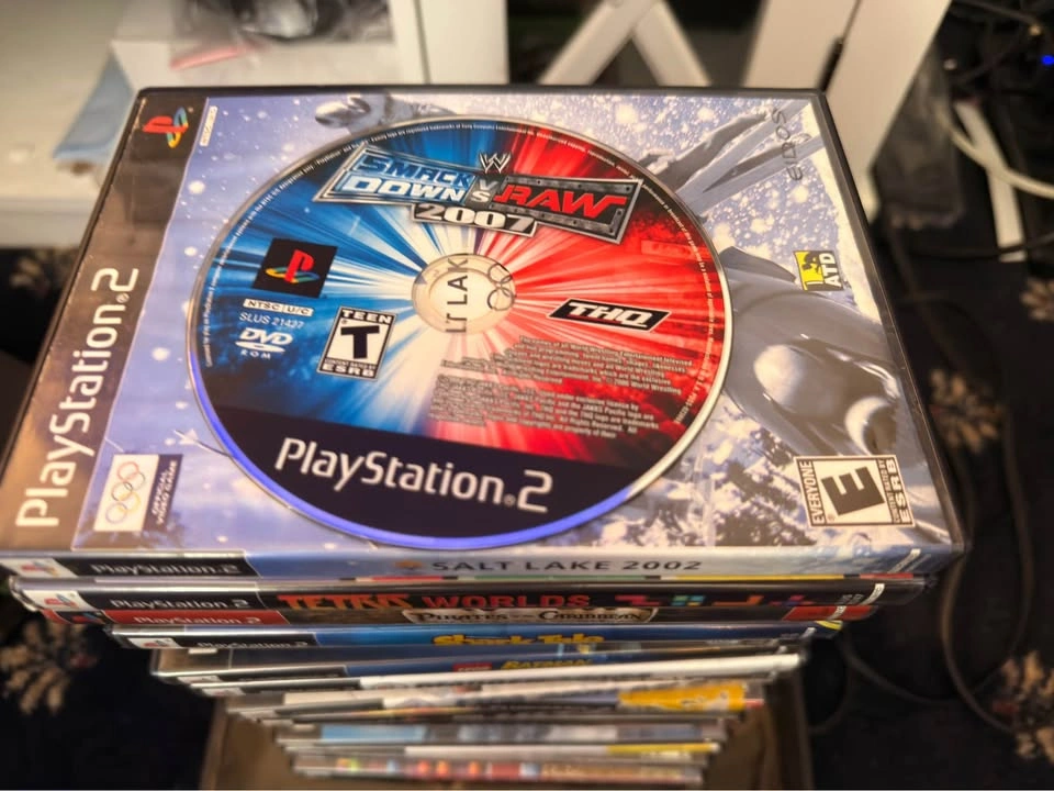 Sony PlayStation 2 (PS2) Console with Controller and 20 Games - photo 3