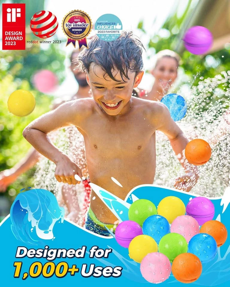 BNIB Reusable Silicone Self Sealing Water Balloons - photo 2
