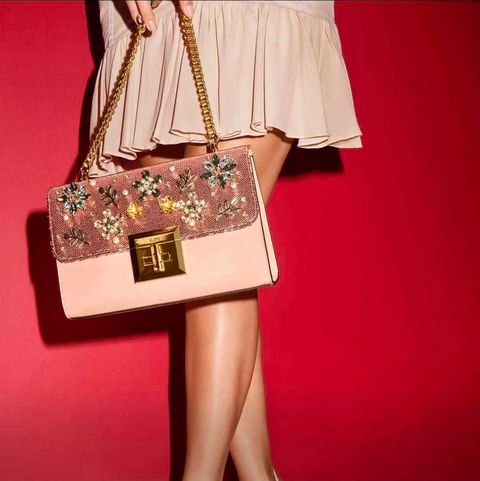 Aldo Sequin Embellished Bag with Gold Chain - photo 2