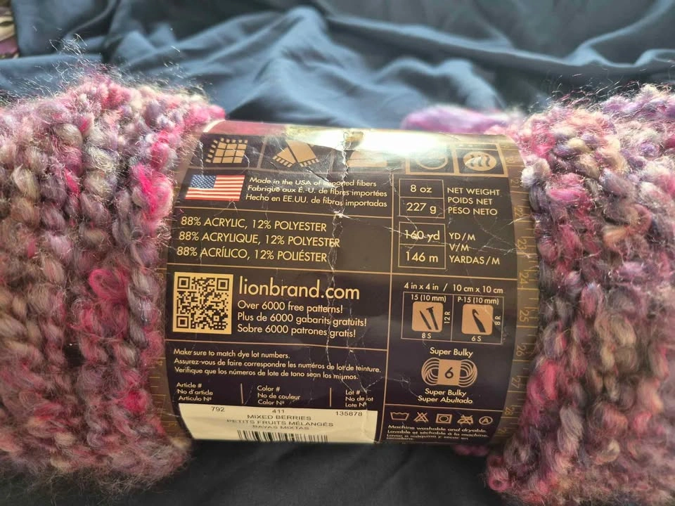 Homespun Purple Yarn - photo 2
