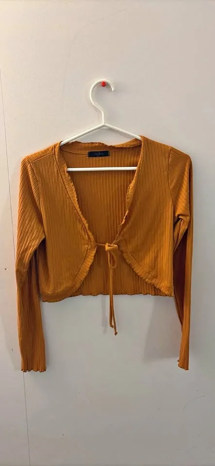 Mustard cardigan size small