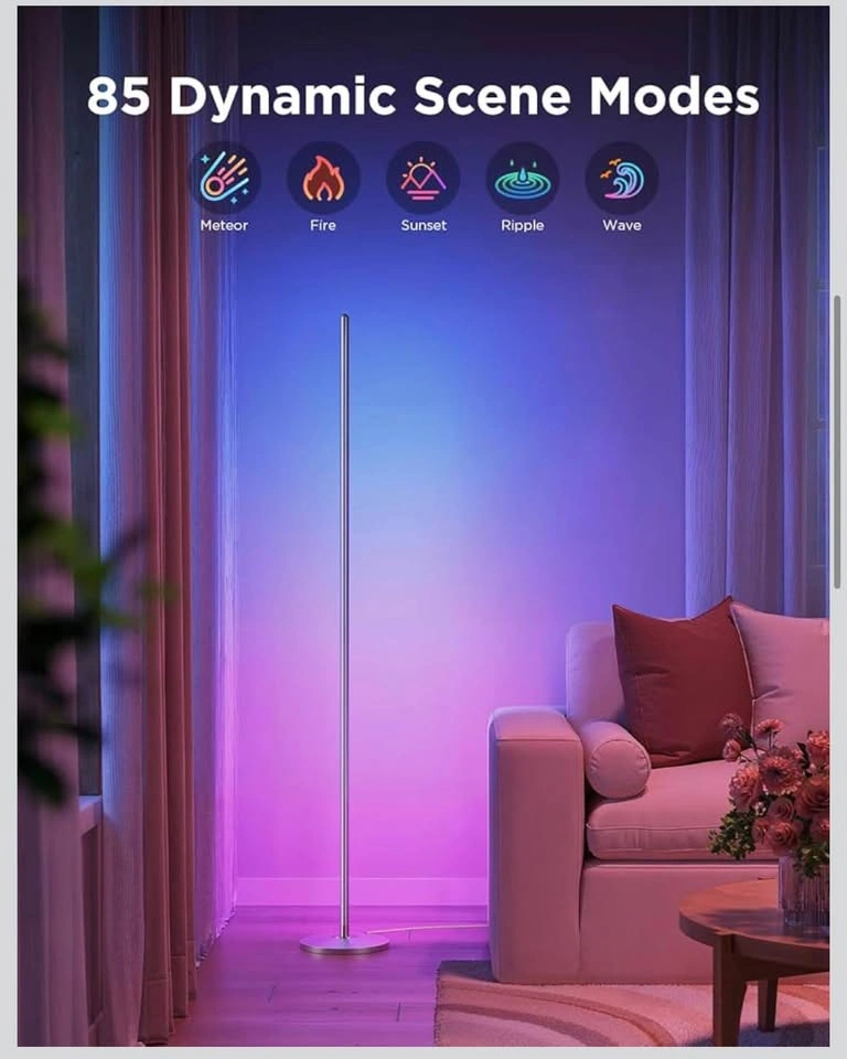 Govee RGB Floor Lamp – 85 Scene Modes, App Control & Music Sync - photo 3