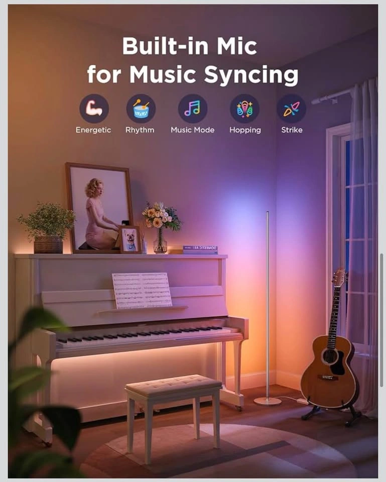 Govee RGB Floor Lamp – 85 Scene Modes, App Control & Music Sync - photo 4