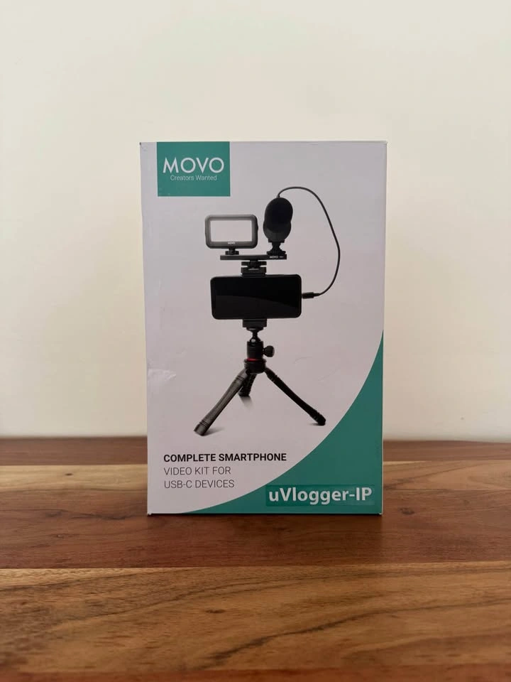 Movo iVlogger Video Creator Kit for iPhone – Mic, Light & Tripod - photo 5