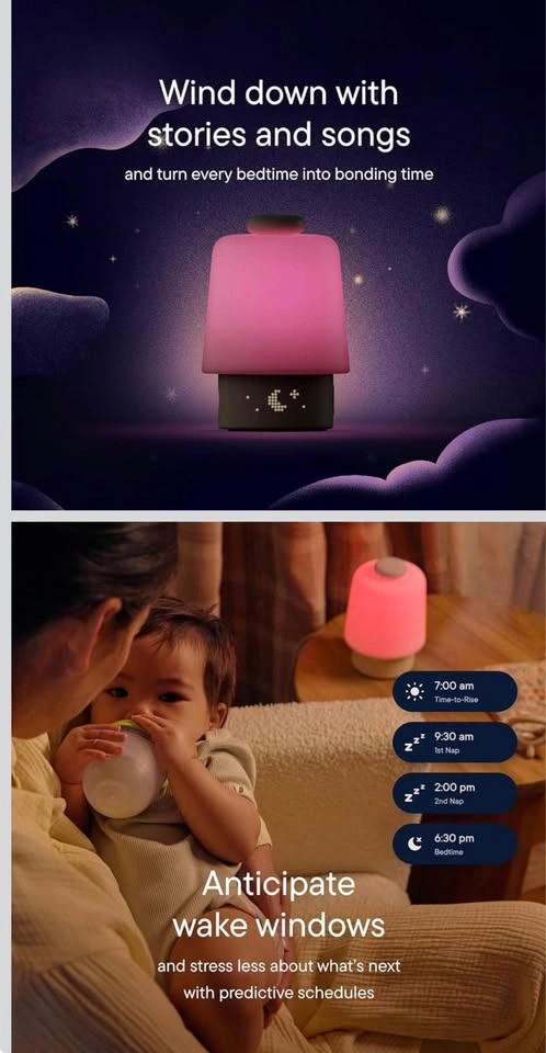 Hatch Rest Baby Sound Machine, Night Light & Time-to-Rise - photo 3