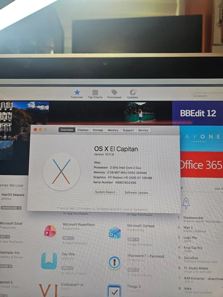 Apple iMac 20" Mid-2007 — Core 2 Duo | 2GB RAM | 250GB HDD - photo 4