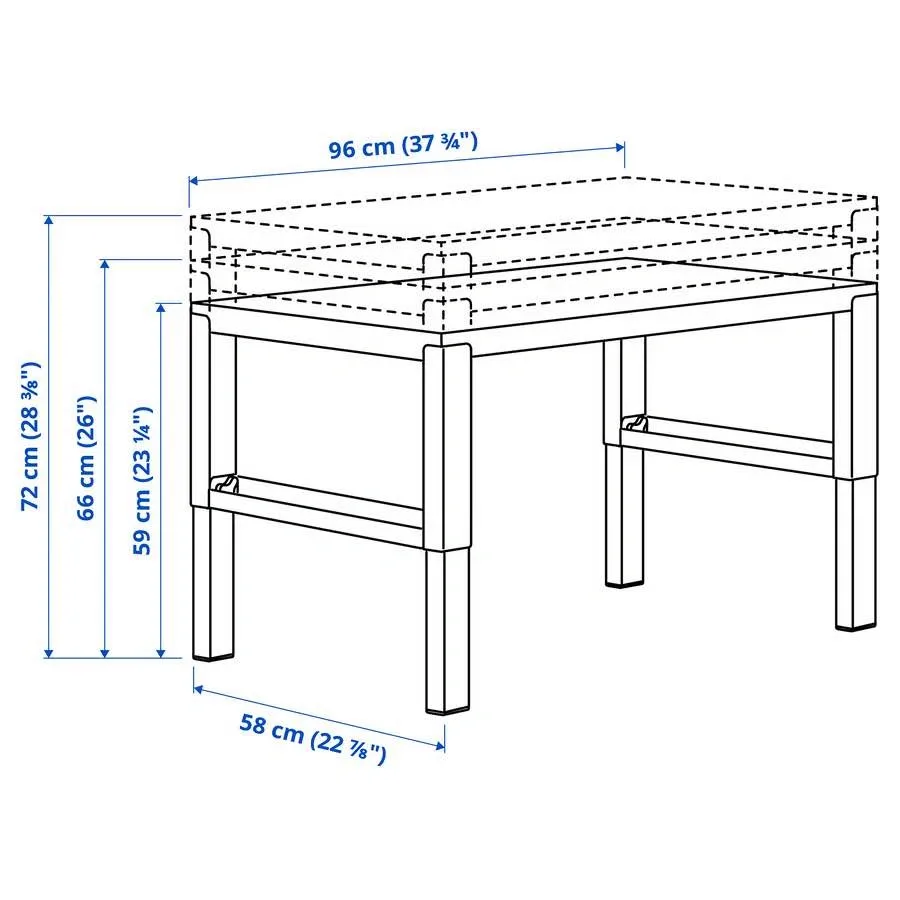 IKEA PAHL desk - photo 2