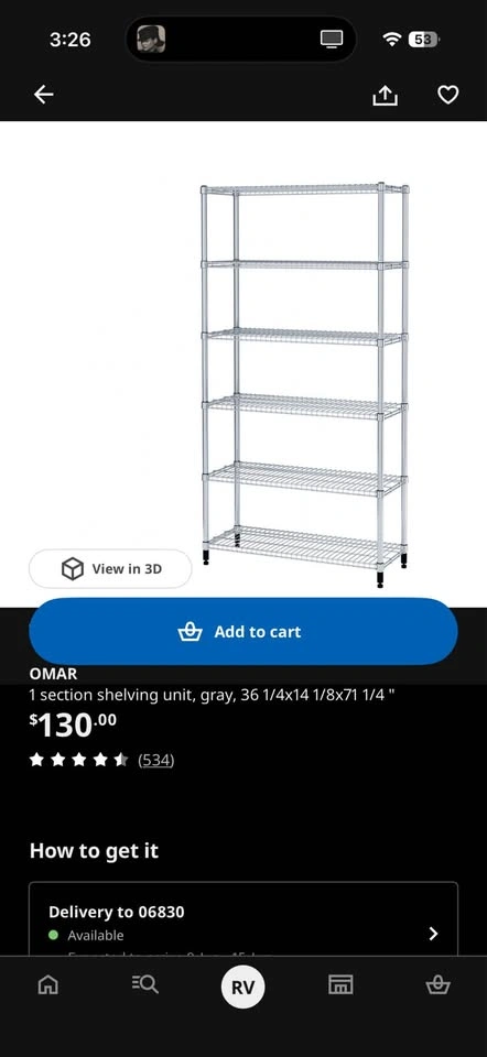IKEA OMAR shelving units - photo 3