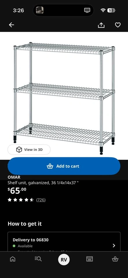 IKEA OMAR shelving units - photo 5