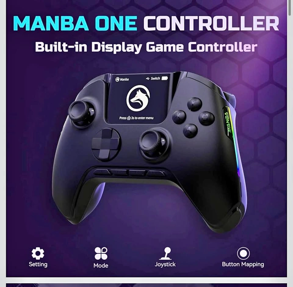 Manba One Wireless Controller with Display + Charging Dock