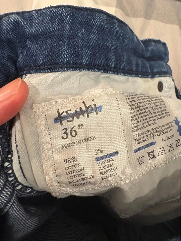 Blue Ksubi Jeans (36) Real - photo 5