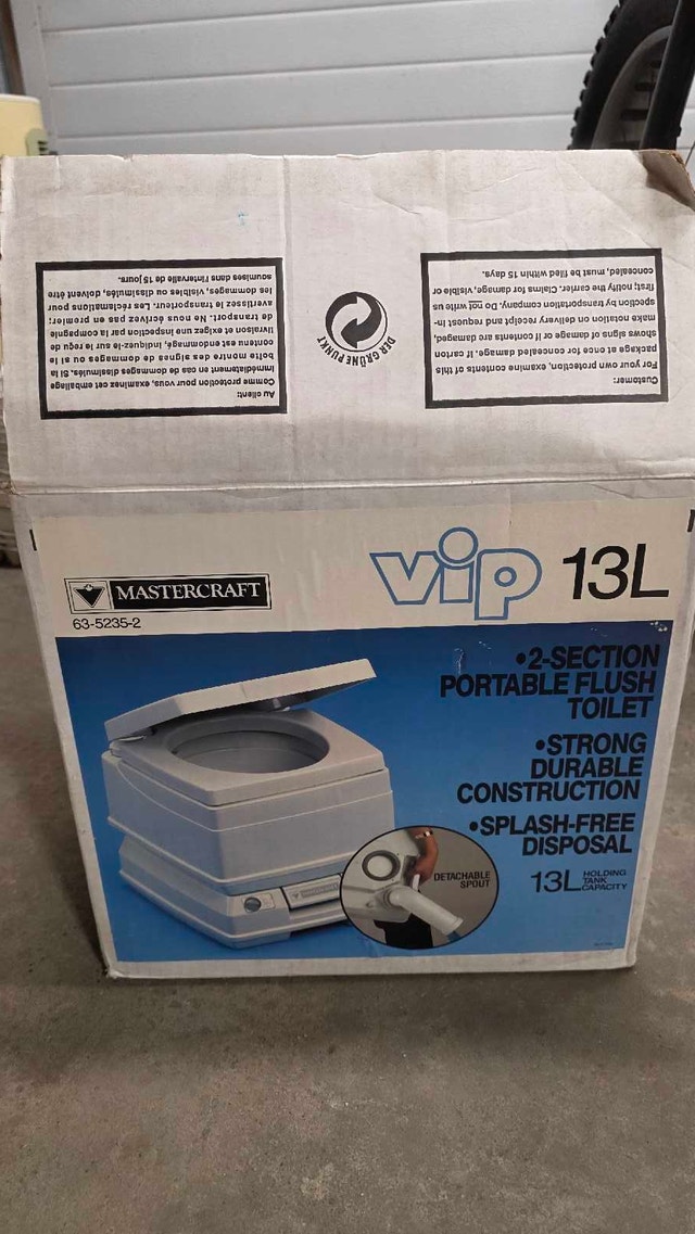 Mastercraft VIP 13L Portable Flush Toilet