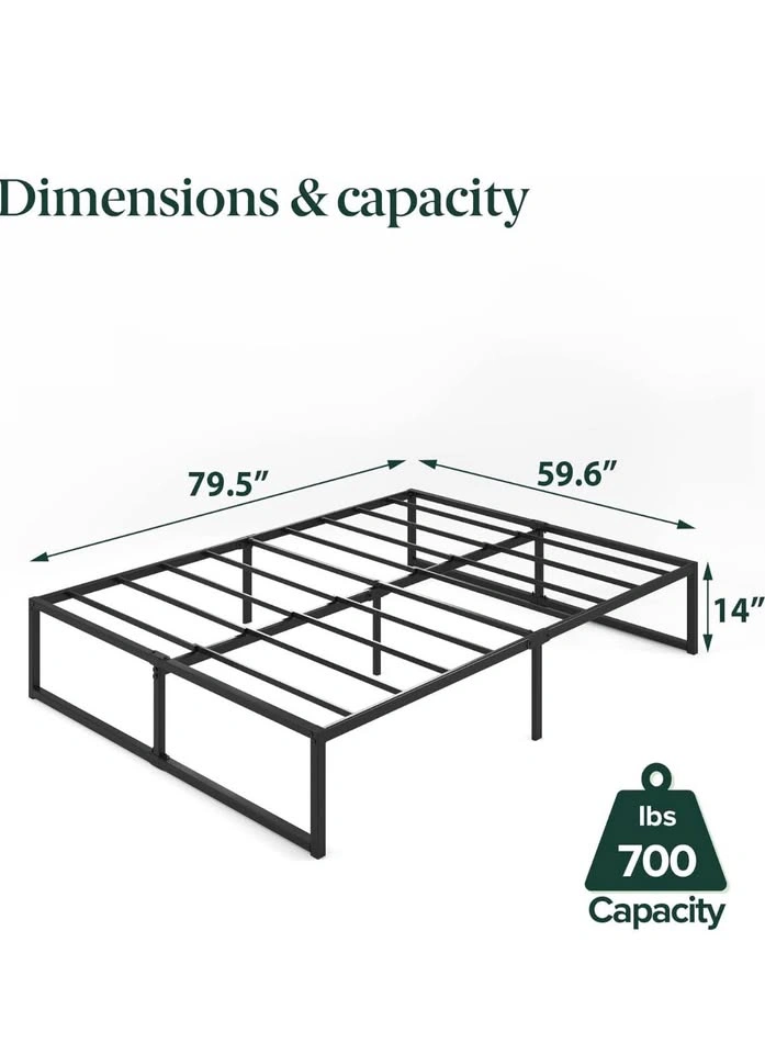 QUEEN SIZE METAL BED FRAME – LIKE NEW – ONLY $65 - photo 3