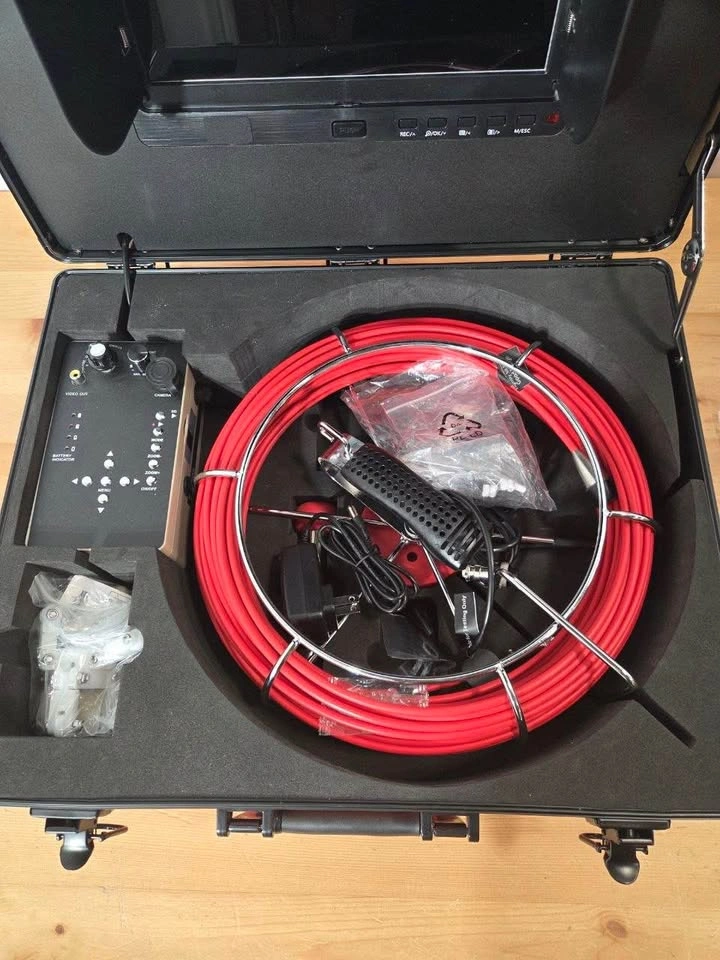 100FT Self-Leveling Sewer Inspection Camera w/ 10” IPS Screen - photo 2
