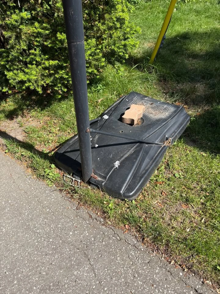 Portable Basketball Net / Hoop – Lifetime Backboard – Used - photo 3