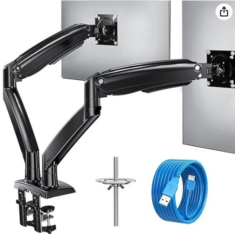 HUANUO Dual Monitor Arm / Desk Mount – Model HNDS12 - photo 4
