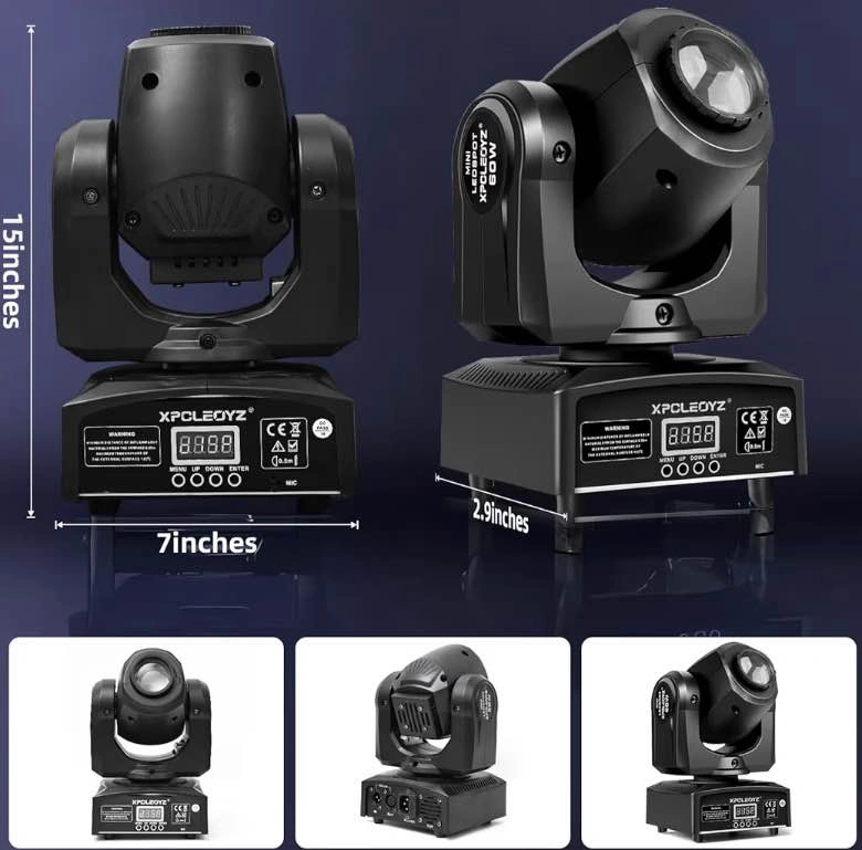 60W Moving Head Stage Light DMX512 DJ Party Light - photo 4