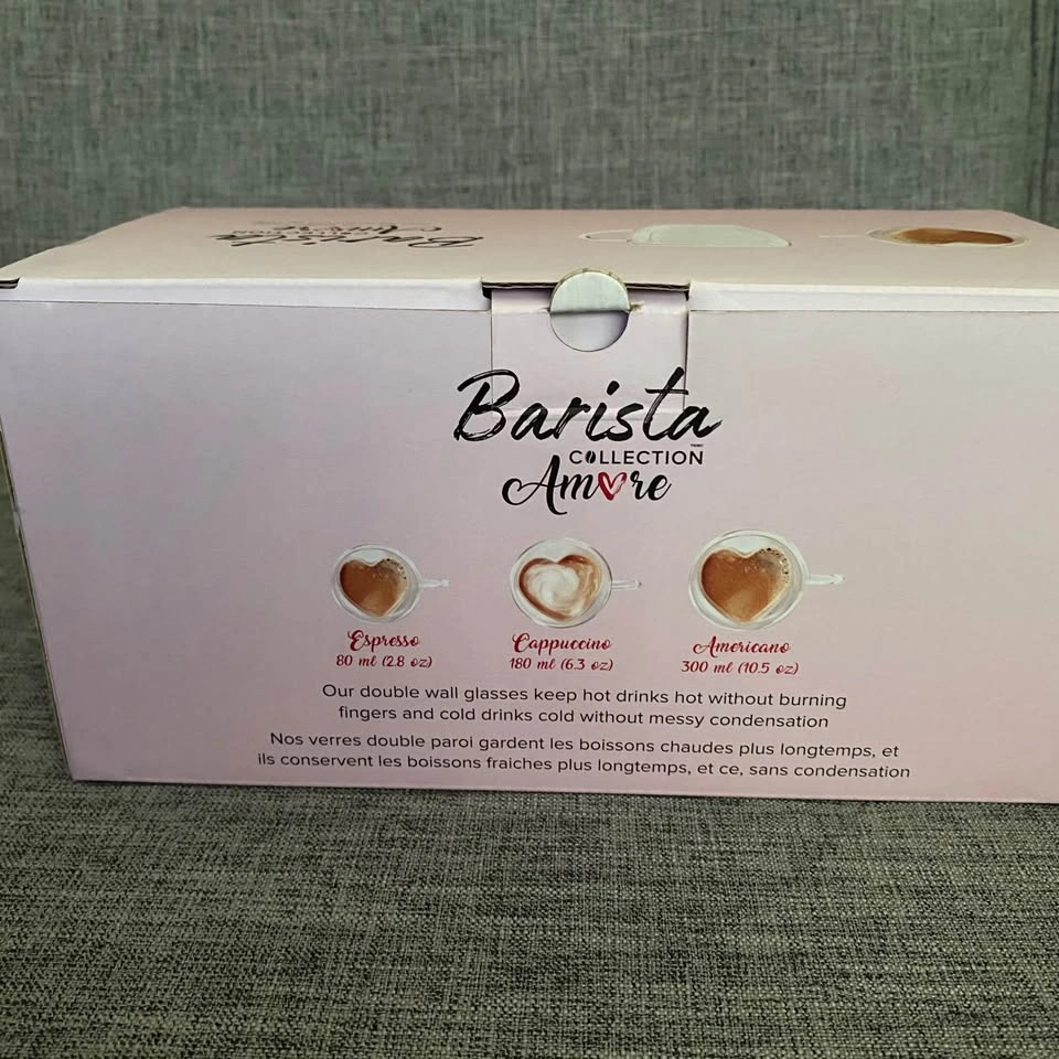 Barista Collection Amore Double Wall Americano Mugs 2-pack - photo 2