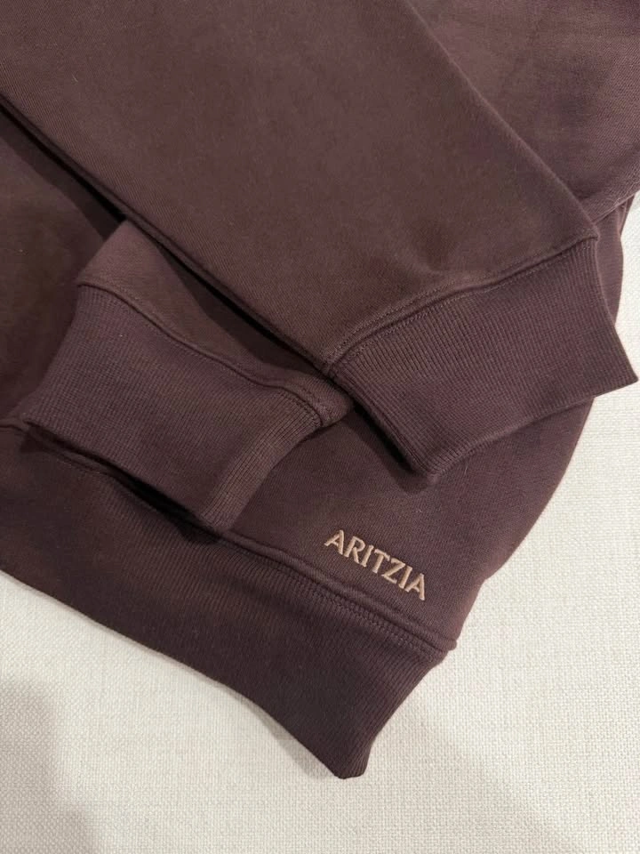 Aritzia Cozy Sweatfleece Mega Raglan Funnel Neck Size M NWT - photo 3