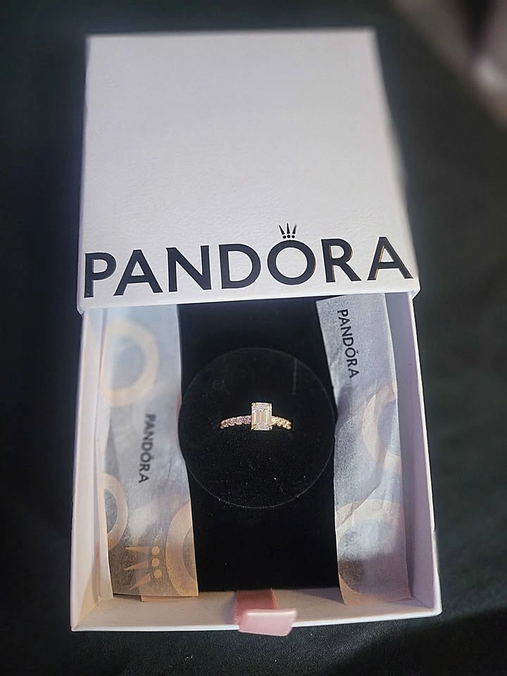 Pandora Sparkling Halo Ring - Size 52 (US 6) - photo 4