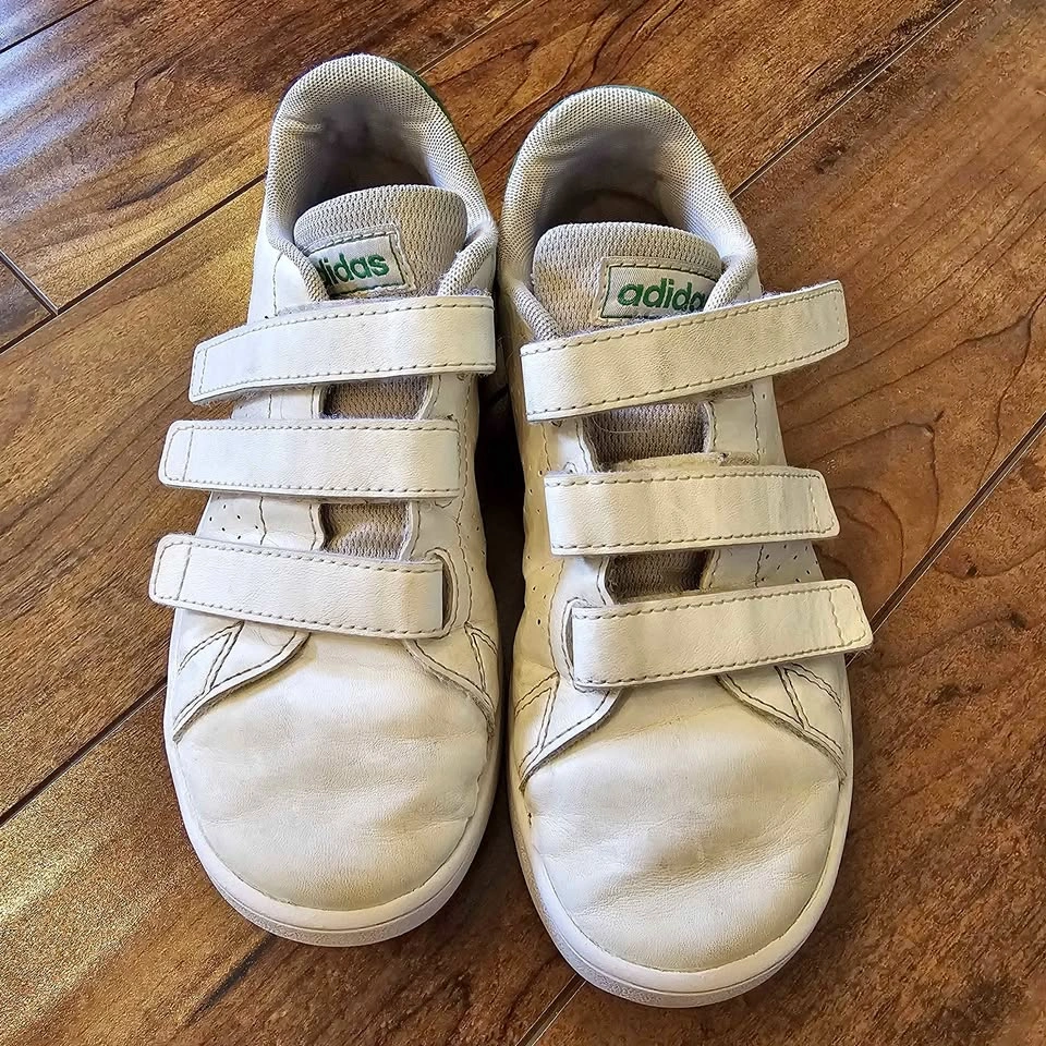 Adidas White Velcro Sneakers US 1