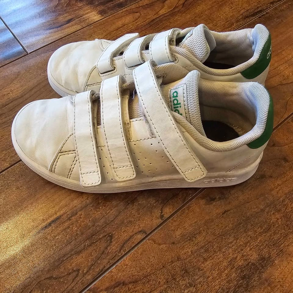 Adidas White Velcro Sneakers US 1 - photo 3