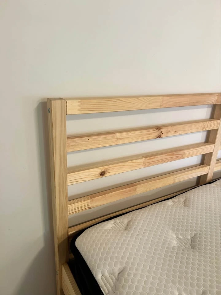 Queen Bed Frame & Mattress Set – Like New – Available June 26–29 - photo 3