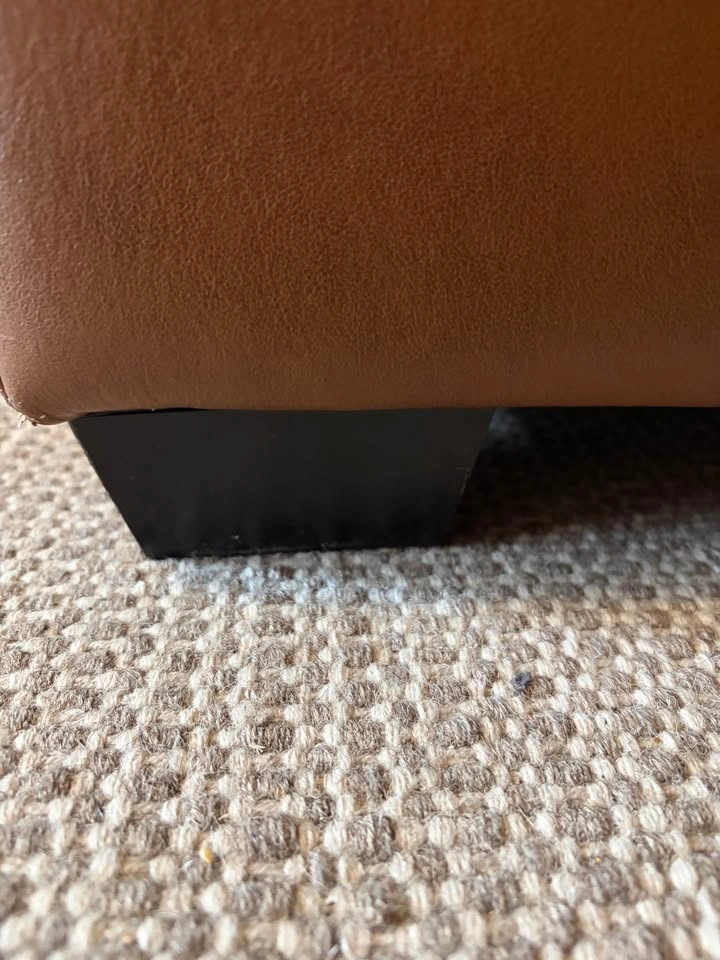 EQ3 Leather Storage Ottoman - photo 5