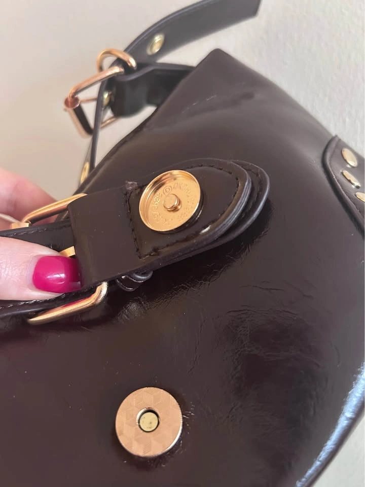 Cute coffee brown shoulder bag - photo 5