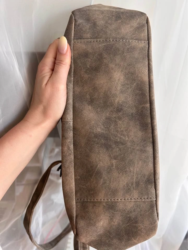 Y2K beige tote shoulder bag - photo 4