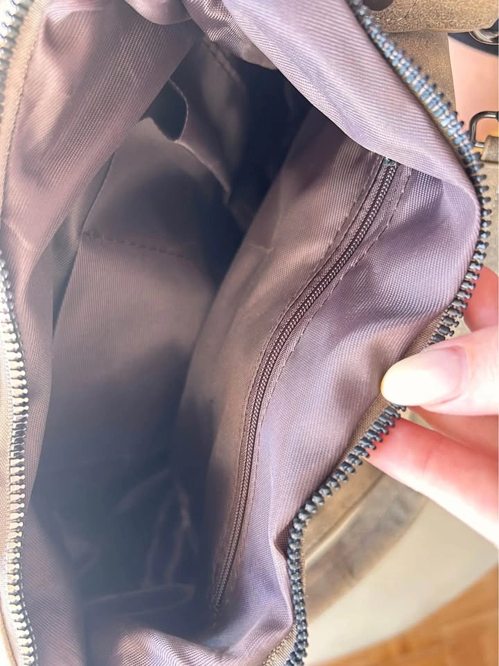 Y2K beige tote shoulder bag - photo 5