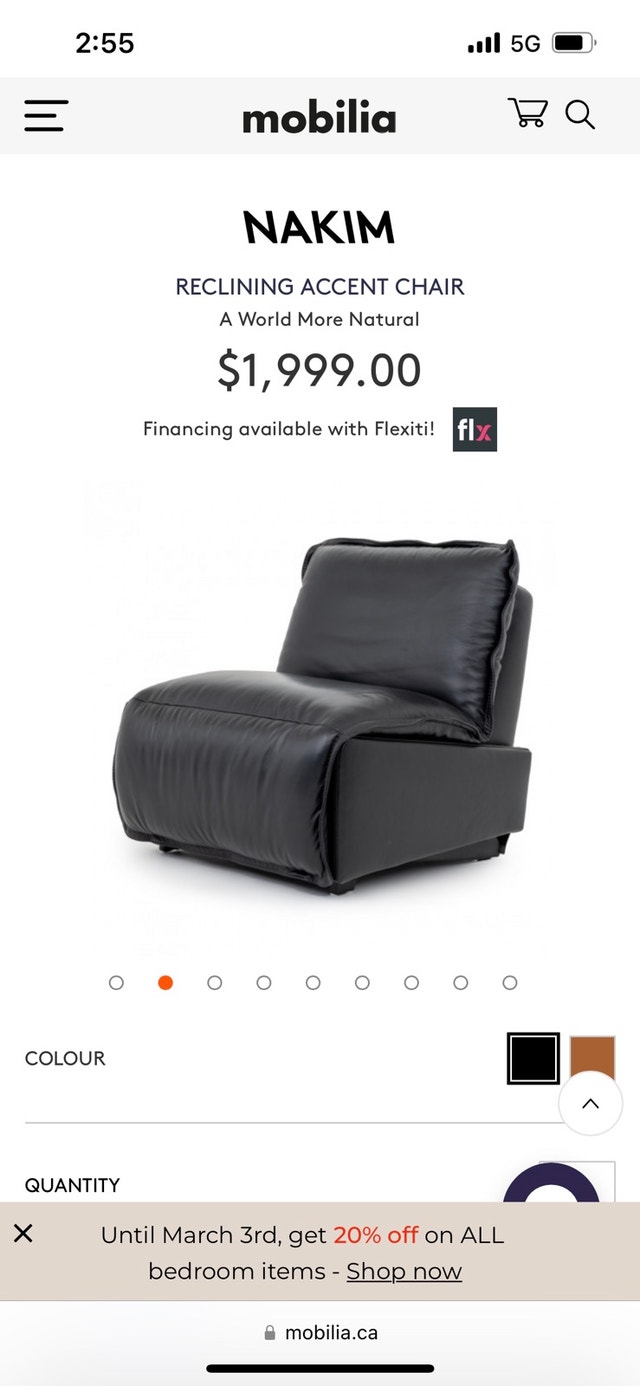 Leather Lounge Chair - photo 3