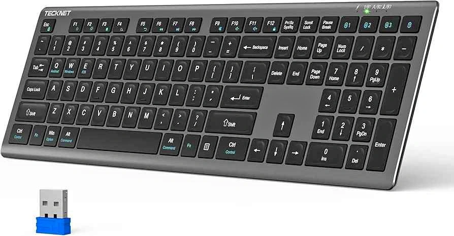 TECKNET Multi-Device Bluetooth Wireless Keyboard