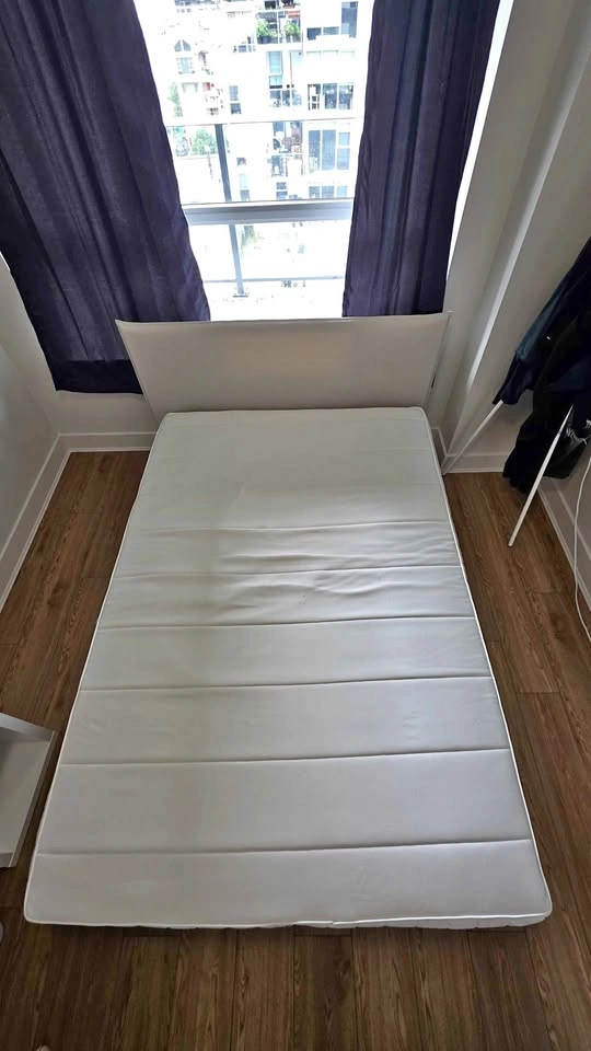 MOVING SALE: IKEA Double Bed Frame + Hybrid Mattress