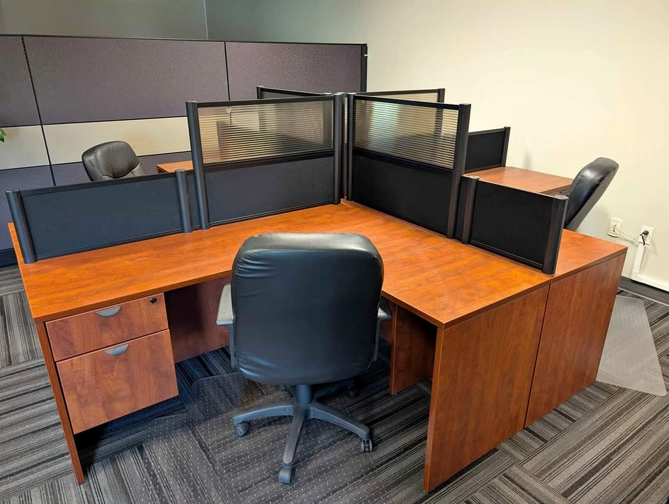 desk with chair