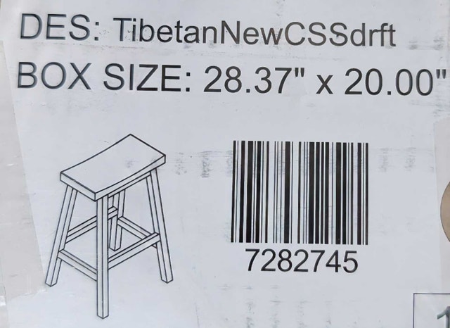 Tibetan Counter Stools - photo 4