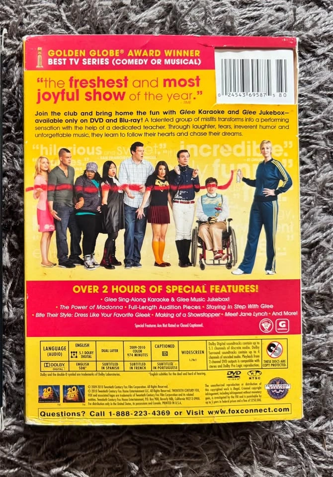 Glee - Season 1 on DVD - like new - photo 2