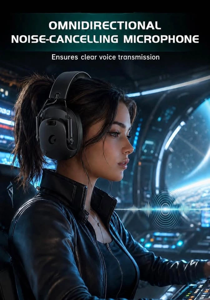 Wireless Gaming Headset for PS5/PS4, PC, Switch, Mac (Black) - photo 4