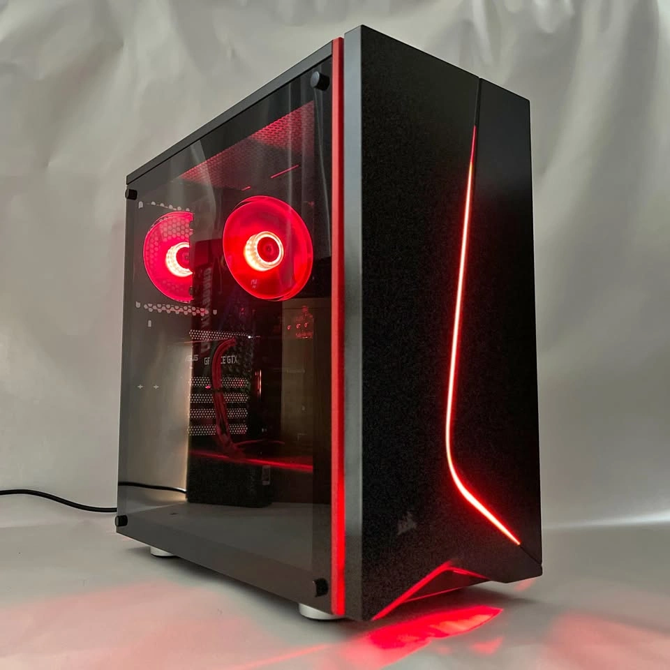 THE RED REAPER Gaming PC i7-7700K GTX 1660 Super 16GB RAM