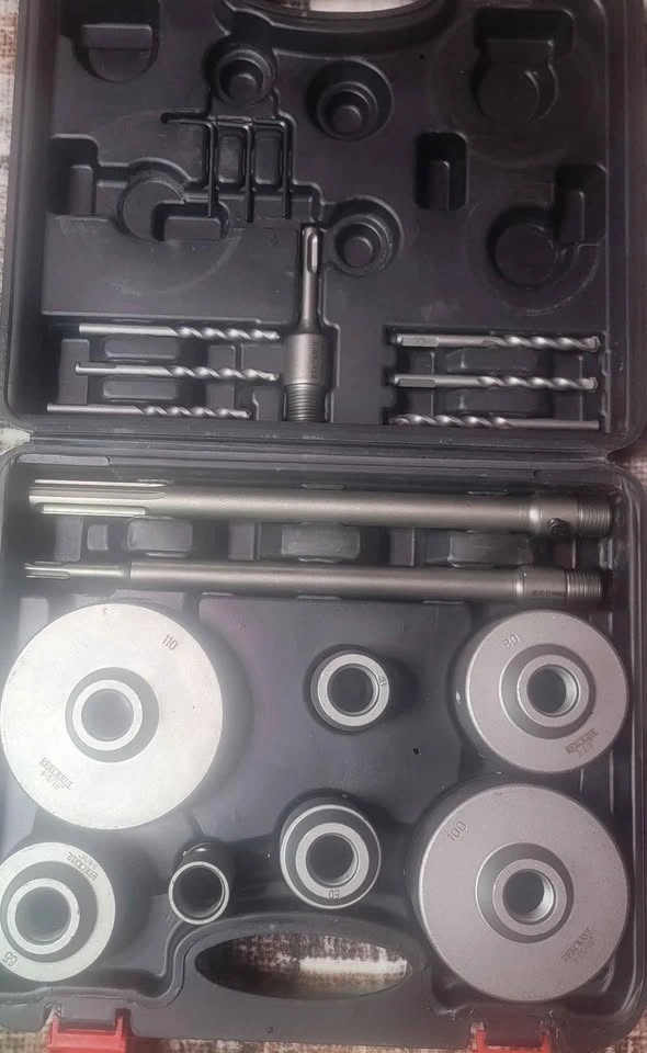 Concrete Hole Saw Kit 30-110mm Tungsten Steel Drill Bit Set - photo 2