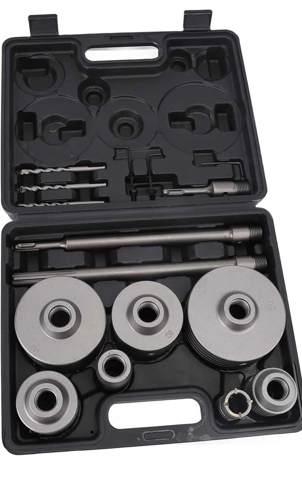 Concrete Hole Saw Kit 30-110mm Tungsten Steel Drill Bit Set - photo 3